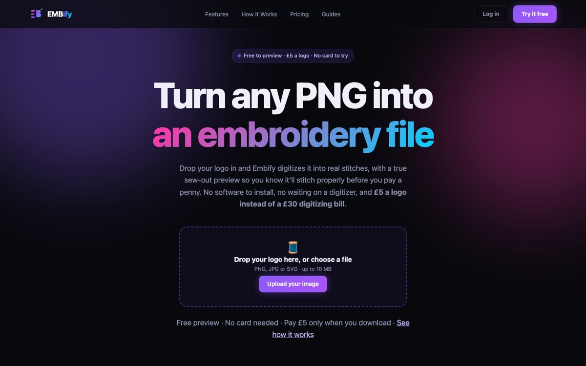 Embify website