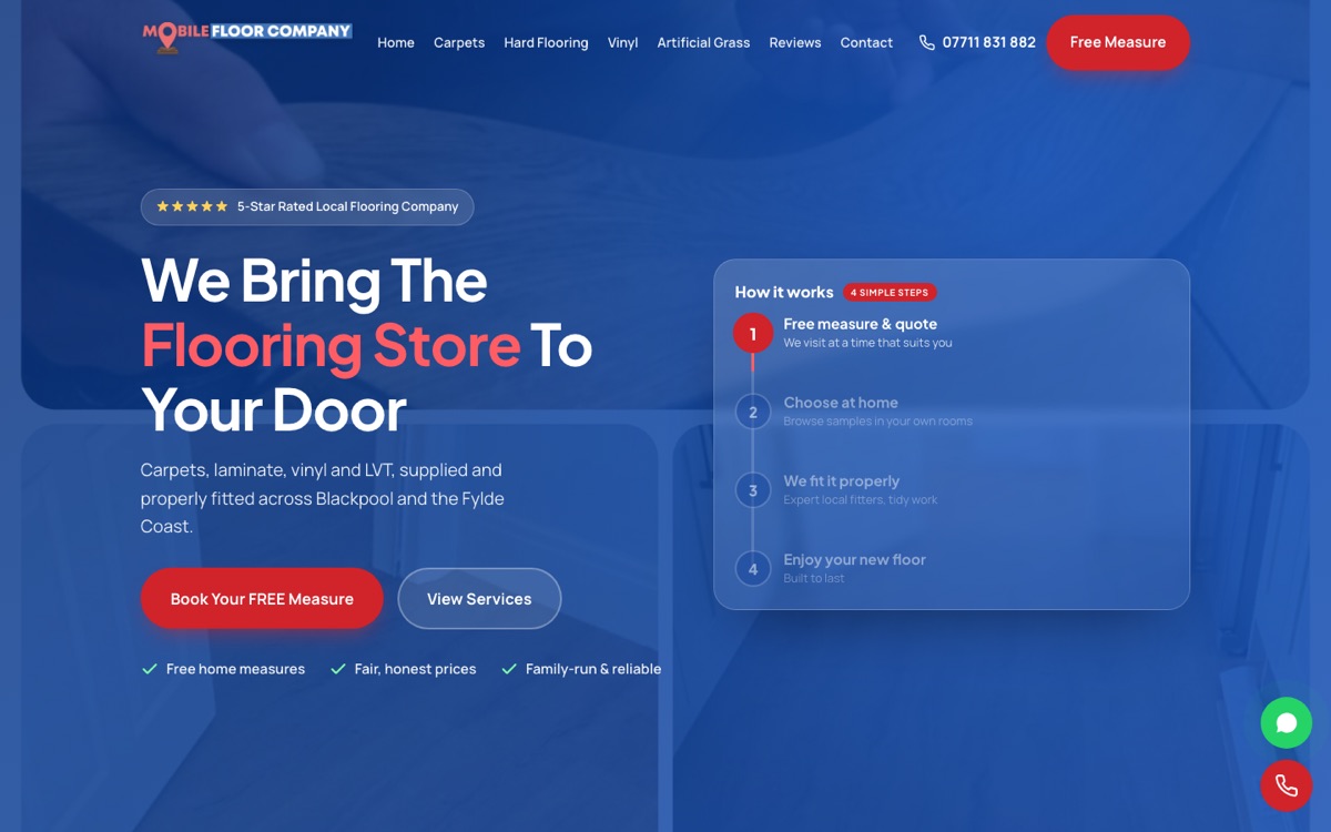 Mobile Floor Company website